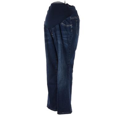 Indigo Blue Jeans: Blue Bottoms - Women's Size 2 Maternity