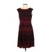 Danny And Nicole Casual Dress: Red Dresses - Women's Size 8