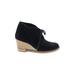 J.Crew Ankle Boots: Black Print Shoes - Women's Size 6 - Almond Toe