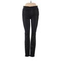 FRAME Denim Jeans - Mid/Reg Rise: Black Bottoms - Women's Size 26