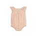 Old Navy Short Sleeve Outfit: Pink Tops - Size 3-6 Month