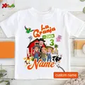 T-shirt Zenon's Farm pour enfants chemise d'anniversaire pour filles t-shirt personnalisé
