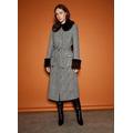 Lottie Black And White Prince Of Wales Check Coat, Multi