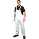 ProDec Men's Painters Bib & Brace in White, Size XL 100% Cotton