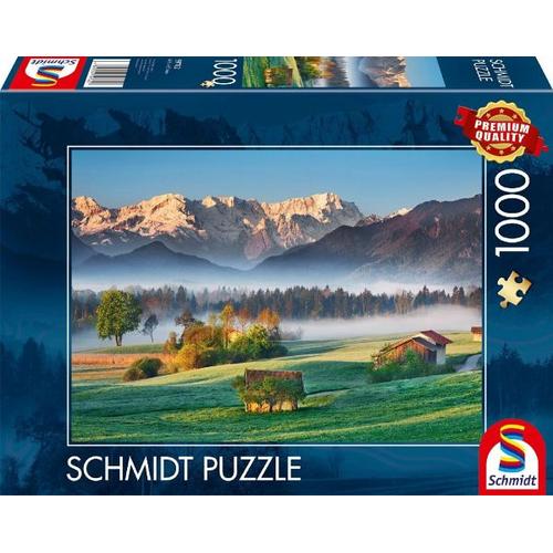 Schmidt 59762 - Garmisch-Partenkirchen, Murnauer Moos, Puzzle, 1000 Teile - Schmidt Spiele