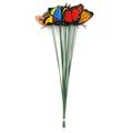 50 PCS 3D Garden Butterfly Stakes Colorful Butterflies on Sticks Garden Ornaments Indoor Outdoor Yard Garden Flower Pot Decoration Miniature Fairy Garden Decoration