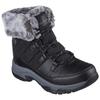 Winterboots SKECHERS "TREGO-", Damen, Gr. 38, schwarz, Lederimitat, Textil, casual, Schuhe Snowboots, Snowboots mit Fellimitat-Besatz