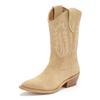 Cowboy Boots LASCANA, Damen, Gr. 41, beige, Obermaterial: 100% Rindsleder. Futter: 100% Lederimitat. Decksohle: 100% Lederimitat. Laufsohle: 100% Synthetik, unifarben, modisch, Schuhe, Cowboy Stiefelette, Western Stiefel, Ankleboots aus hochwertigem...