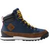 Schnürboots THE NORTH FACE "M BACK-TO-BERKELEY IV TEXTILE WP", Gr. 45, blau (blau, braun), Leder, sportlich, Schuhe Schnürboots, wasserdicht
