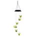 Color-changing Outdoor Pendant Bell Solar Powered Lamp Bee Wind Chime LED Light