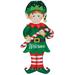 Elf-Shaped Garden Flag - Cheerful Yard and Garden Decor - Durable and Weather-Resistant - Double-Sided Image - Fits Standard Flag Poles - Made from Polyester - 32 x 14.5