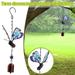 Njspdjh Yoga Chime Butterfly Wind Chime Garden Metal Wind Bell Tube Hanging Ornament For Indoor Decoration Outdoor Suitable