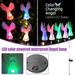 Augper Clearance Outdoor Garden Solar Stake Light with Fiber Optic Angel Decorative Lights Multi-Color Changing LED Solar Lights for Yard Decorations