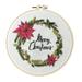 solacol Christmas Cross Stitch Kits Full Range of Embroidery Cross Stitch Stamped Christmas Cloth Gift Floral Kit Stamped Cross Stitch Kits Cross Stitch Kits for Kids