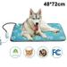 Pet Heating Pad for Cats and Dogs Heated Cat Dog Bed Mat Electric Warming Pad Heating Blanket for Cats Small Dogs Kittens and Puppies Indoor Waterproof