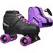 Epic Adult Super Nitro Purple Quad Speed Skates Package - Size 5