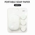 Ploknplq Travel Essentials Hand Towels Disposable Washing Hand Bath Toiletry Paper Soap Sheets Compressed Towels Home Essentials White