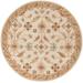 Mark&Day Wool Area Rugs 6ft Round Vauxhall Traditional Khaki Area Rug (6 Round)