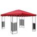 10 x10 Canopy Cover Gazebo Replacement Top Cover Wedding Party Event Tent Cover Heavy Duty Durable Waterproof Sun Snow Rain Shelter