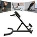 5 Position Tilt Angle Roman Chair Back Extension Machine Hyperextension Bench W/ Angle Height Adjust 150kg/330lbs