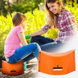 KIHOUT Promotion Plastic Folding Portable Camping Travel Stool Children s Stool Thickened Stool Ultra-thin Folding Mini Chair
