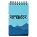 Honrane Student Notebook Waterproof Notebook Portable Writing Notepad Durable Compact Coil Design Notebook for School Home Outdoor