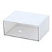 Desk Organizer with Drawer Desk Storage Box Plastic Office Stationery Supplies Organizers Desktop Organizer for Office School Home (1 drawer) white