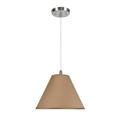 Aspen Creative 72266 Two-Light Hanging Pendant Ceiling Light with Transitional Hardback Fabric Lamp Shade Khaki 16 width
