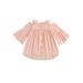 Peyakidsaa Kids Baby Girls Casual Dress Cold Shoulder Flare Long Sleeve Dress Fall Princess Dress