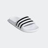 Badesandale ADIDAS SPORTSWEAR "AQUA ADILETTE", Gr. 38, weiß (cloud weiß, core schwarz, cloud weiß), Synthetik, sportlich, Schuhe