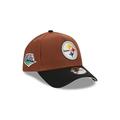 New Era Pittsburgh Steelers NFL Harvest Superbowl XLIII Brown Black 9Forty A-Frame Snapback Cap - One-Size