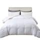 Duck Feather Down Quilt/Duvet/Comforter - 13.5 Tog Ultra Soft All Seasons 100% Organic Cotton Feather Down Duvet Quilted Bed Comforter - Machine Washable - All Season Duvet / Quilt (Double)