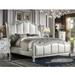 Everly Quinn Quane Queen Standard Bed Upholstered/Faux leather in White | 70 H x 76 W x 92 D in | Wayfair AF13D702B1624A739751AB56BA49C9D4