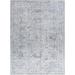 White 83.86 x 62.99 x 0.05 in Area Rug - Williston Forge Pom Denim/Light Slate Area Rug Polyester | 83.86 H x 62.99 W x 0.05 D in | Wayfair