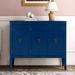 Wildon Home® Aldia 37" Wide 2 - Shelf Storage Cabinet Wood in Blue | 31.5 H x 37 W x 15.7 D in | Wayfair 5335E272B1E9440996C0C733647B9AA6