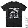 "T-shirt 100% coton ""Make Love Not War At At"" Geek War No Ak Geek Love"