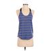 Nike Active Tank Top: Blue Activewear - Women's Size X-Small