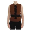 Dolce & Gabbana , Monica Bellucci Sicily Collection Sleeveless Vest ,Beige female, Sizes: 2XS