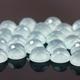 Aquamarine (milky) Rose Cut Cabochon 6mm Round - Light - per cab