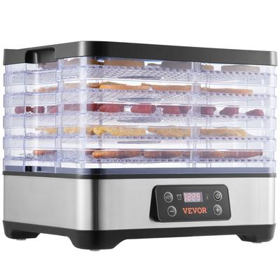 VEVOR Food Dehydrator Machine Fruit Dehydrator Electric Food Dryer w/ Digital Adjustable Timer & Temperature