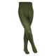 FALKE Unisex Kinder Strumpfhose Comfort Wool K TI Wolle dick einfarbig 1 Stück, Grün (Sern Green 7681), 98-104