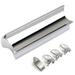 Stainless Steel Guitar Tone Bar for Dobro Lap Steel Guitar Hawaiian Guitar Electric Guitar Accessories Silver