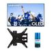 Samsung QN65S95CAFXZA 65 Ultra Slim 4K Quantum HDR OLED Smart TV with a Walts TV Medium Full Motion Mount for 32 -65 Compatible TV s and Walts HDTV Screen Cleaner Kit (2023)