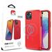 MYBAT PRO Magnetic Case for iPhone 15 Plus Case 6.7 inch Compatible with MagSafe Slim Fuse Series Case Hard PC + Soft TPU Dual-Layered Military Grade Drop Shockproof Protective Cover Red