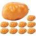 10pcs Artificial Potato Model Lifelike Simulation Fake Potatoes Fake Vegetable Decoration