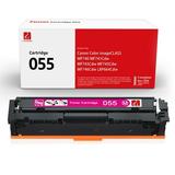 CRG055 CRG-055 CRG 055H Canon 055 Magenta Toner Cartridge 055 Magenta 1 Pack for Canon Color imageCLASS MF741Cdw MF743Cdw MF745Cdw MF746Cdw LBP664Cdw Laser Printers Magenta