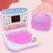 CNKOO Laptop English Learning Toy Electronic Portable Children Baby Learning Toy Simulation Computer Early Educational Toy Computer Toy That Clicks Baby Computer Toy Toddler Computer Toy Pink