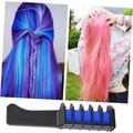 10pcs Suit Hair Teasing Comb Chalk Hair Chalk Easter Party Hair Dye Cosplay Hair Color Hair Dye Comb Hair Comb for Girl Hair Dye Comb for Set Hair Dye Stick Child