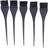 Hair Color Brush Set 5 Pcs Plastic Hair Dye Applicator Brush Hair Dye Brush to Apply Hair Color Black Hair Color Brushes Hair Tint Brush for Hair Salon Color Hair Tools