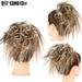 human hair wigs for women Synthetic Messy Scrunchies Elastic Band Hair Updo Hairpiece Fiber Natural Fake Adult Female Costume Wigs Toupees E